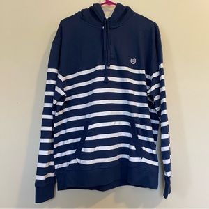 CHAPS STRIPED HOODIE